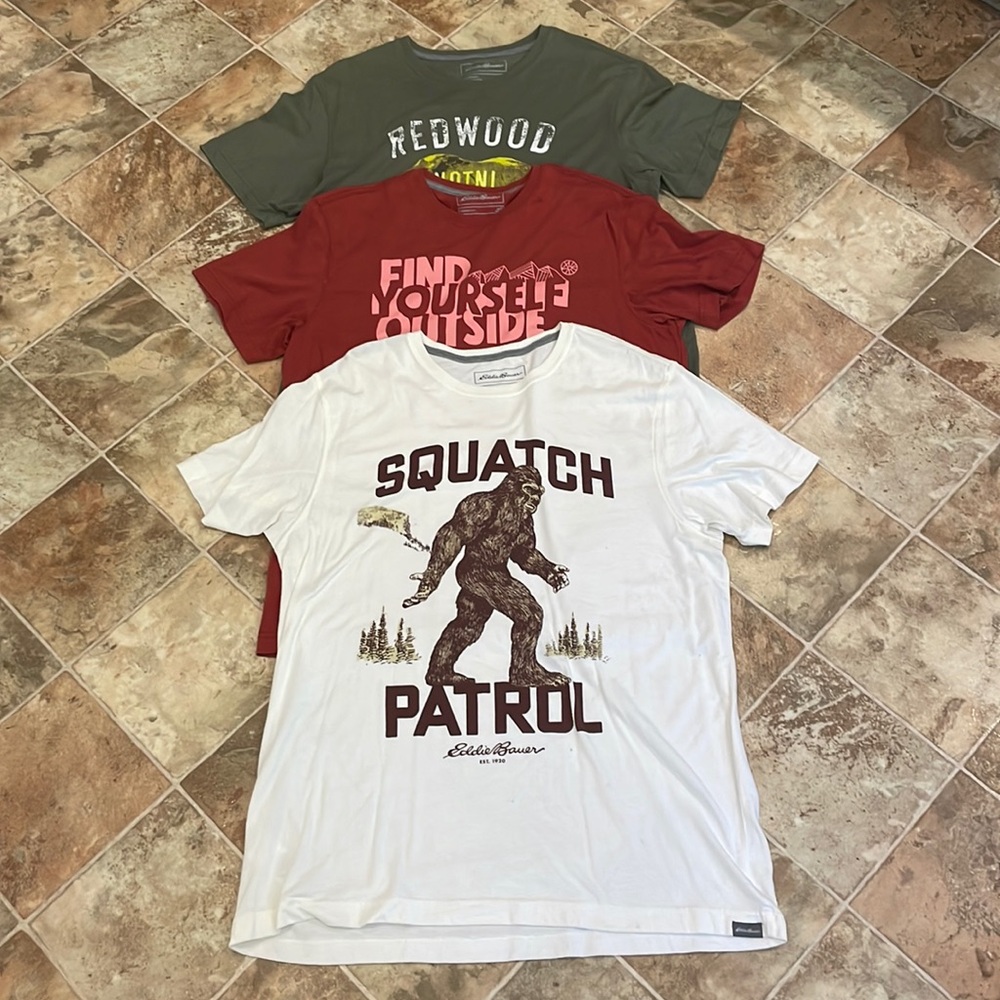 Eddie Bauer 3 Lot of T-Shirts